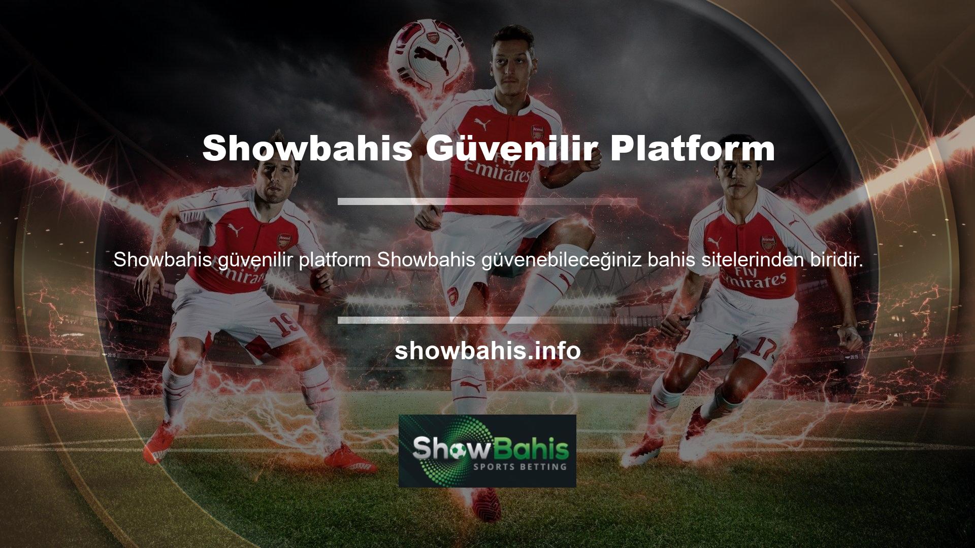 Web sitelerinde oturum açtıktan sonra herhangi bir sorun olmadan Showbahis bahis koyabilirsiniz