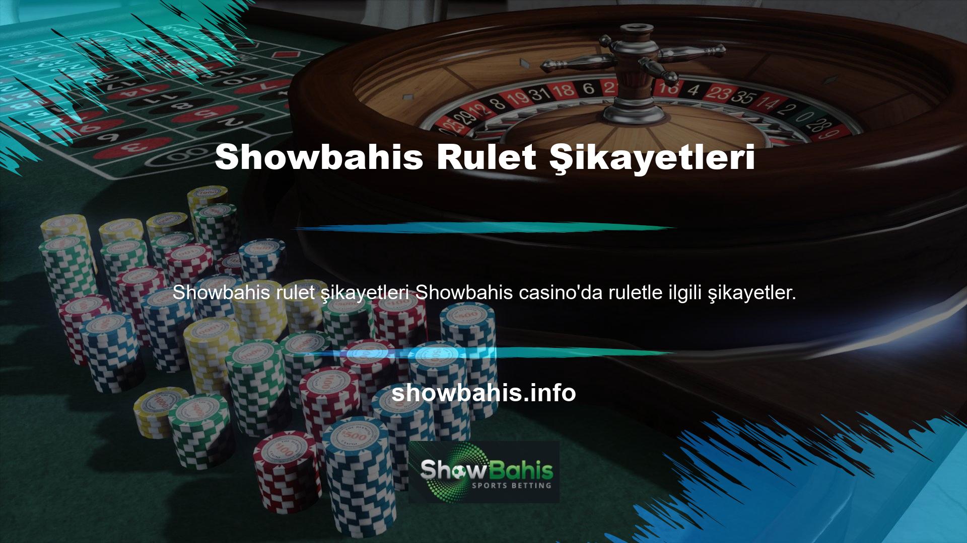 Sitedeki casino oyun seçenekleri hakkında çok az şikayet var